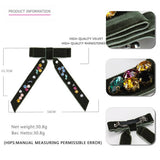 COLORFUL CRYSTAL VELVET HEADDRESS WITH RIBBON BOW_CWAHA4411