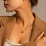 NEW ROUND BEAD HEART PENDANT DESIGN NECKLACE_CWAJE1438