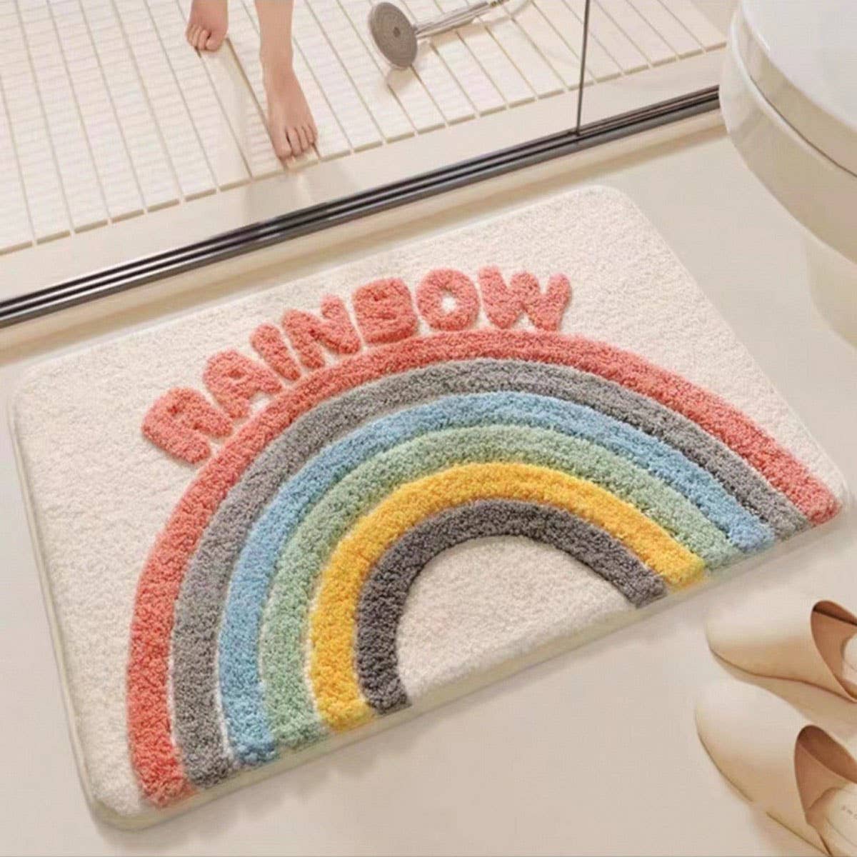 CUTE FLEECE RUG NON SLIP MAT FOR BEDROOM BATH_CWMM7509