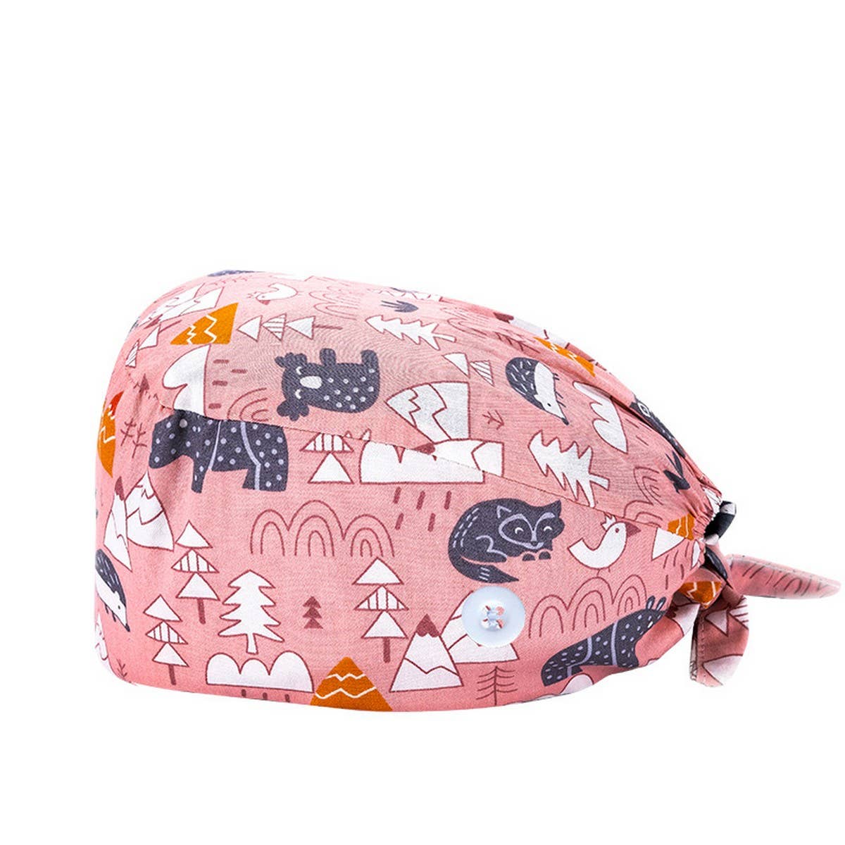 OPERATING ROOM CAP COTTON PRINTED SURGICAL CAP_CWAH3375