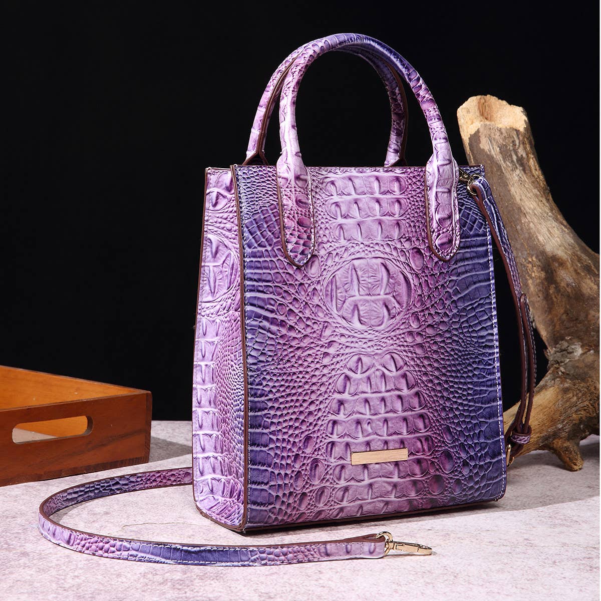 RETRO COLOR LARGE CAPACITY SHOULDER BAG_CWAB0924