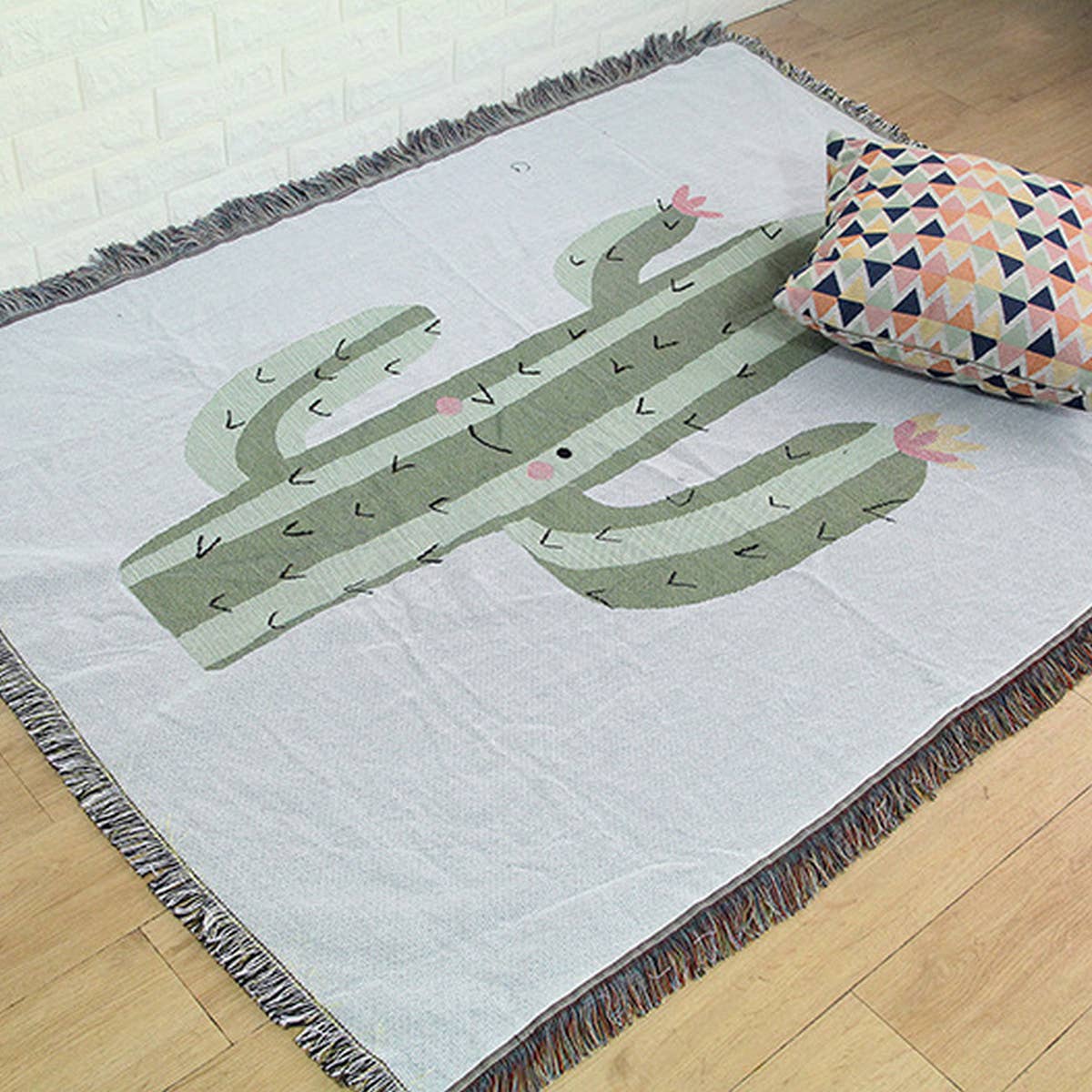 JACQUARD SOFA BLANKET CAMPING BLANKET_CWMM0410