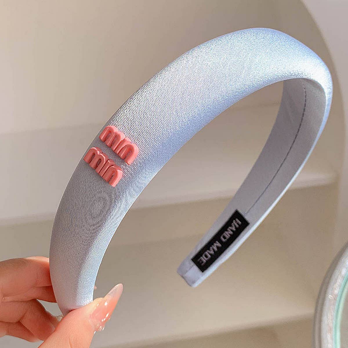 FASHION WIDE BRIM BLUE HEADBAND HAIRPIN HEADDRESS_CWAHA4026