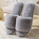 FAUX RABBIT FUR SLIPPERS FOR WOMEN_CWSHS0284