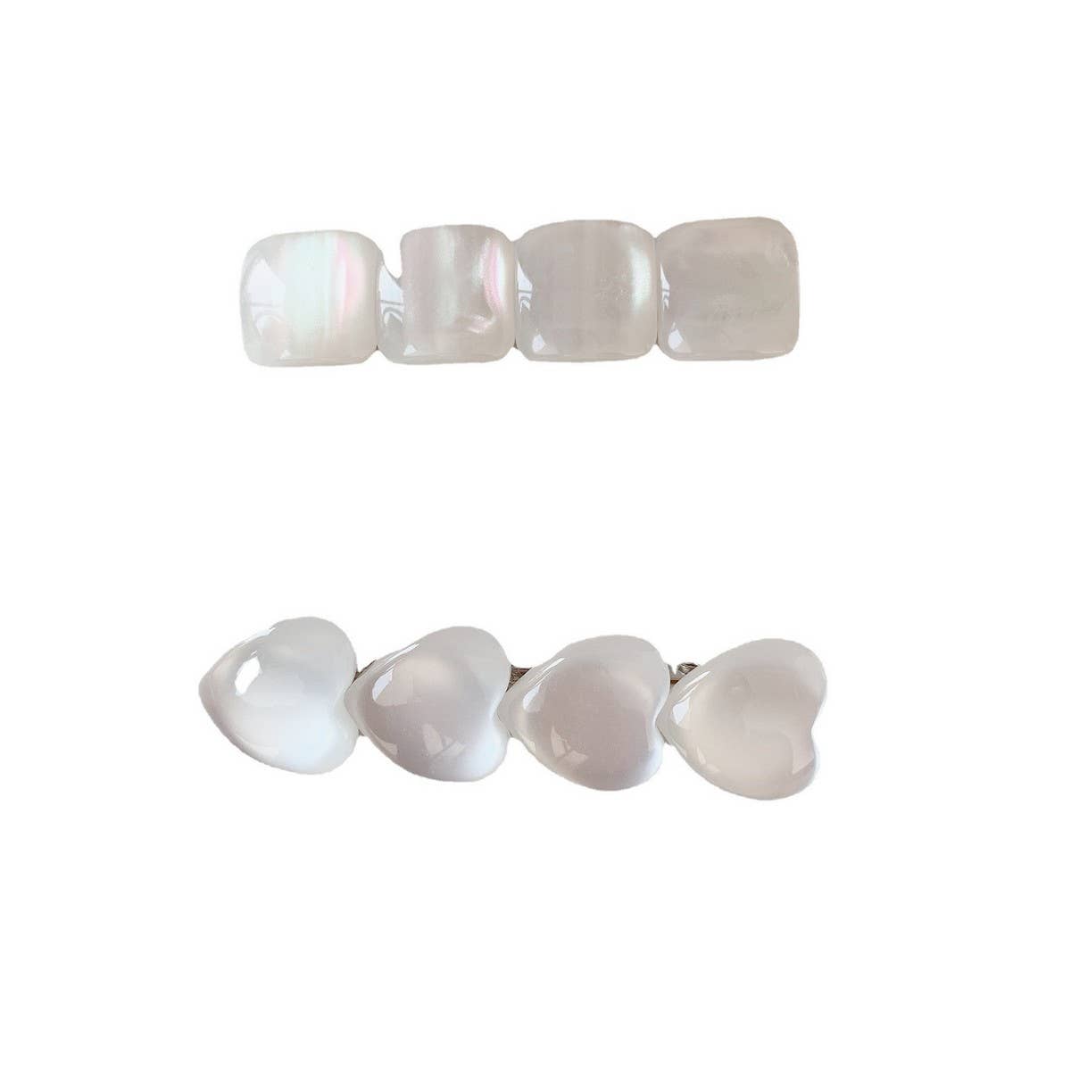 CAT EYE HEART HAIR CLIP SWEET BACK PIN FOR GIRLS_CWAHA4744