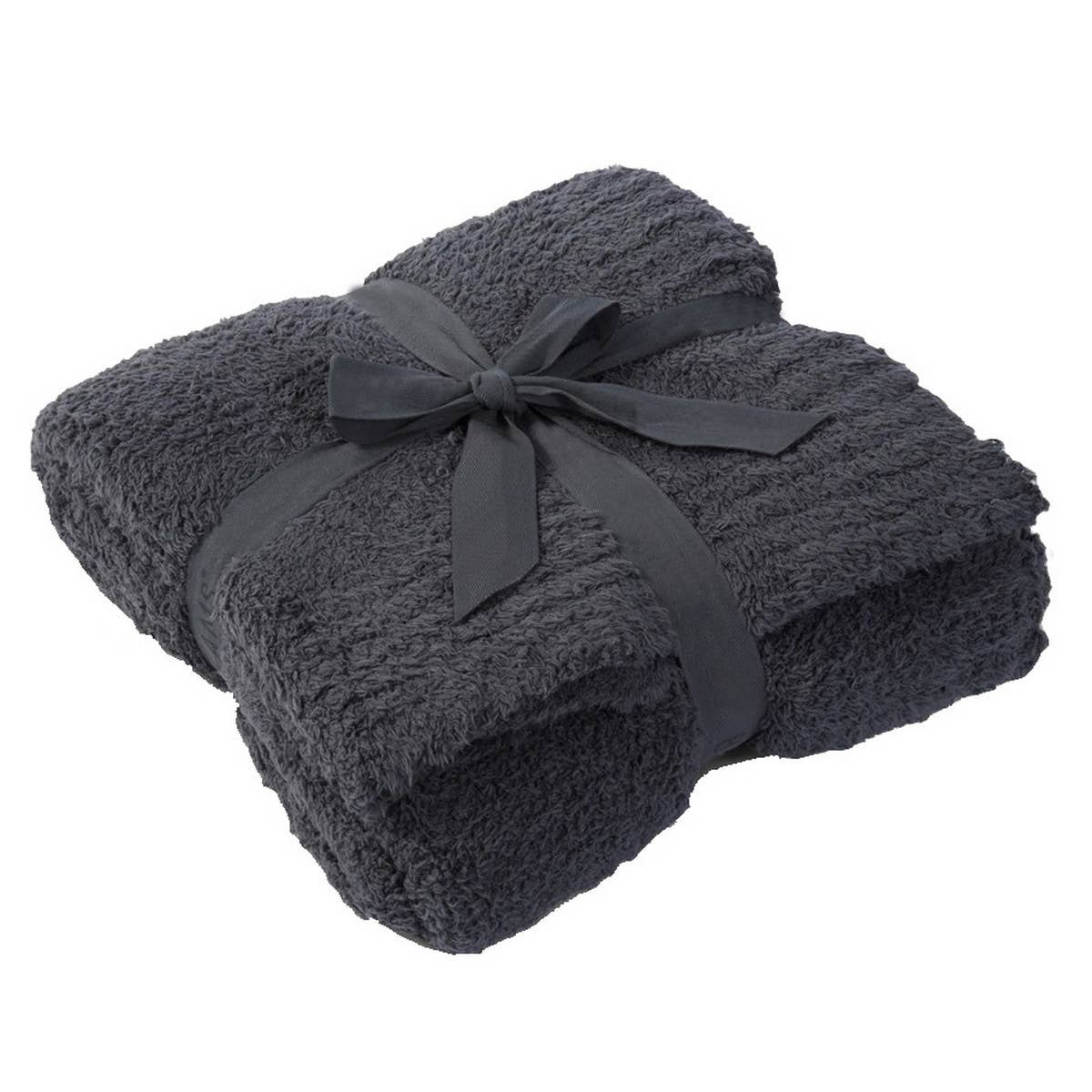 SOLID COLOR KNITTED JACQUARD BLANKET COVER BLANKET_CWMM0319