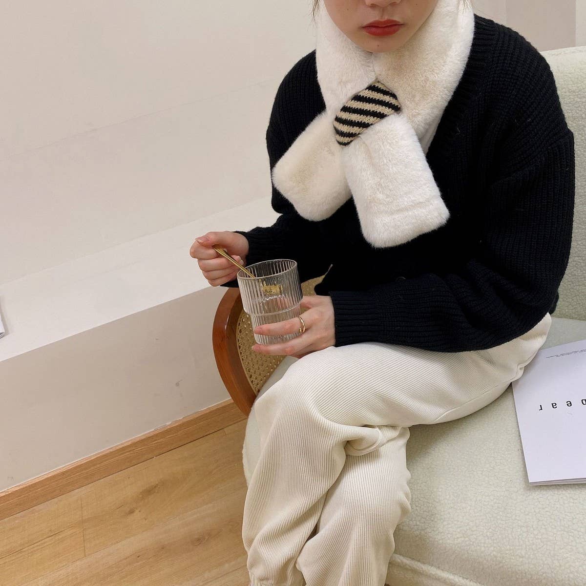 Winter New Faux Fur Scarf Womens Warm Collar_Cwasc1257