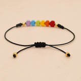 COLORFUL IRON GALLSTONE VALENTINES DAY BRACELET_CWMM3811