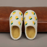 LEMON COTTON SLIPPERS WOMEN WINTER WARM_CWSHF00224