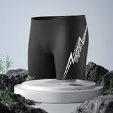 MENS PLUS SIZE HIGH WAIST SWIM TRUNKS MODEST FIT_CWMM6772