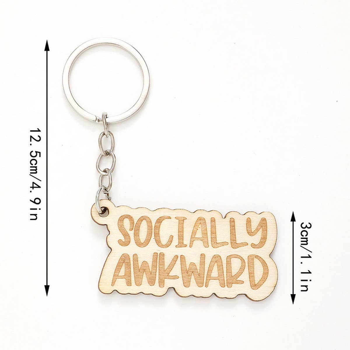 LASER ENGRAVED WOODEN KEYCHAIN_CWMM0567