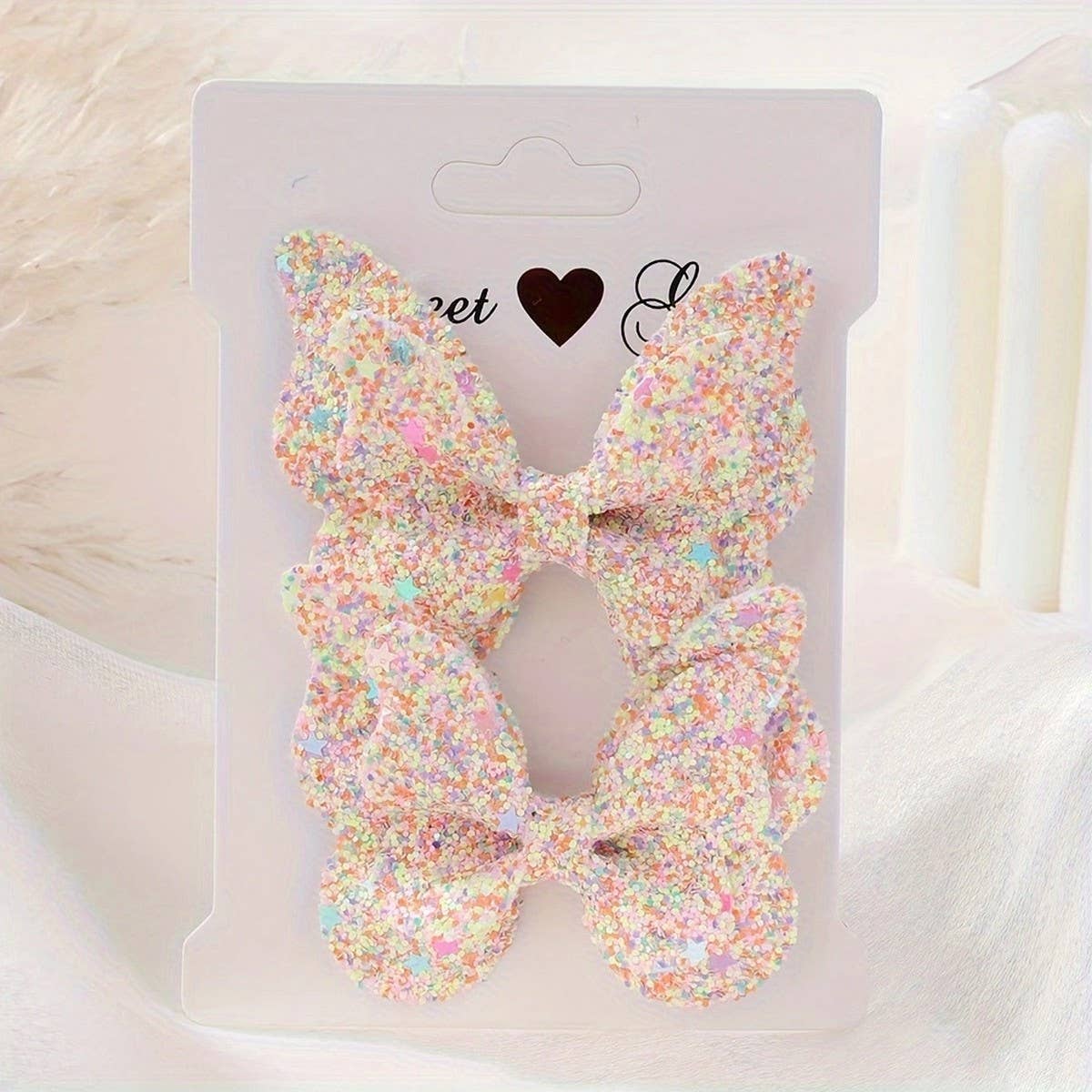 3D GRADIENT GLITTER BOW BABY HAIR CLIP_CWAHA6755