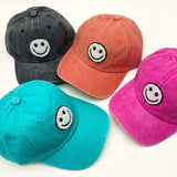 SMILEY FACE PARENT CHILD BASEBALL CAP SUN HATCWAH1241