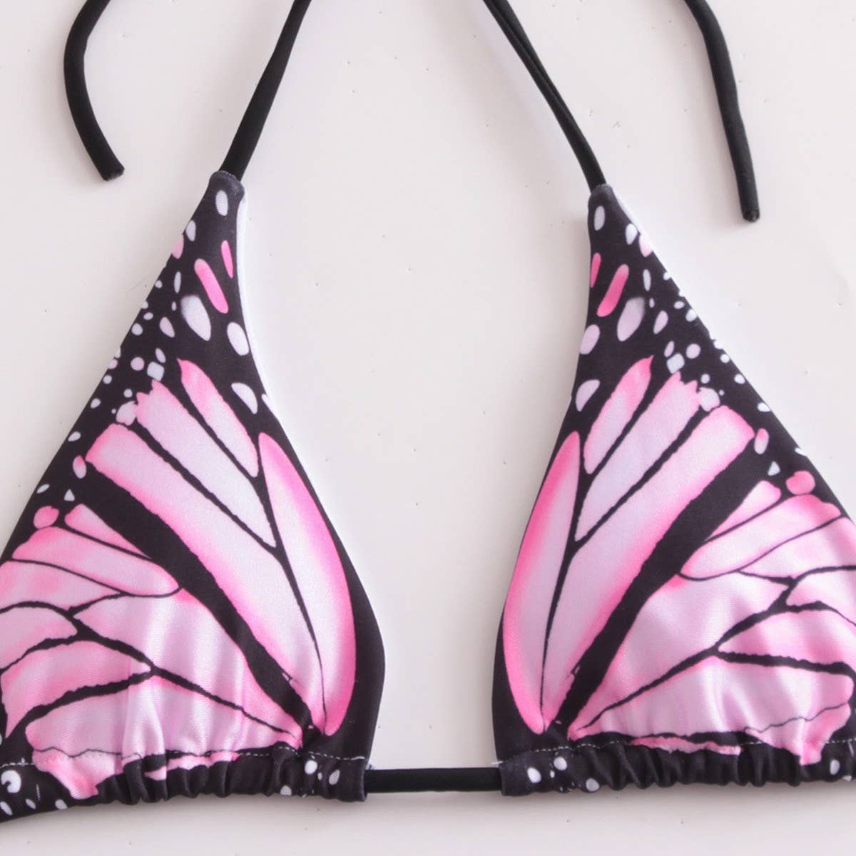 2 PIECE BIKINI SWIMSUIT WITH BUTTERFLY DESIGN PRINT_CWMW0178
