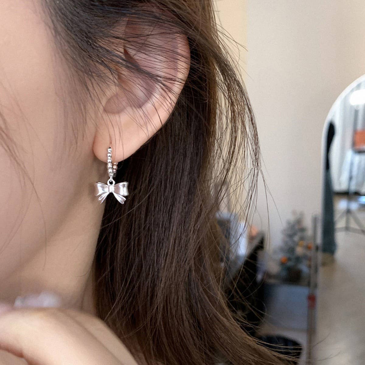 BOW FASHIONABLE AND ELEGANT EARRINGS FOR WOMEN_CWAJE2974