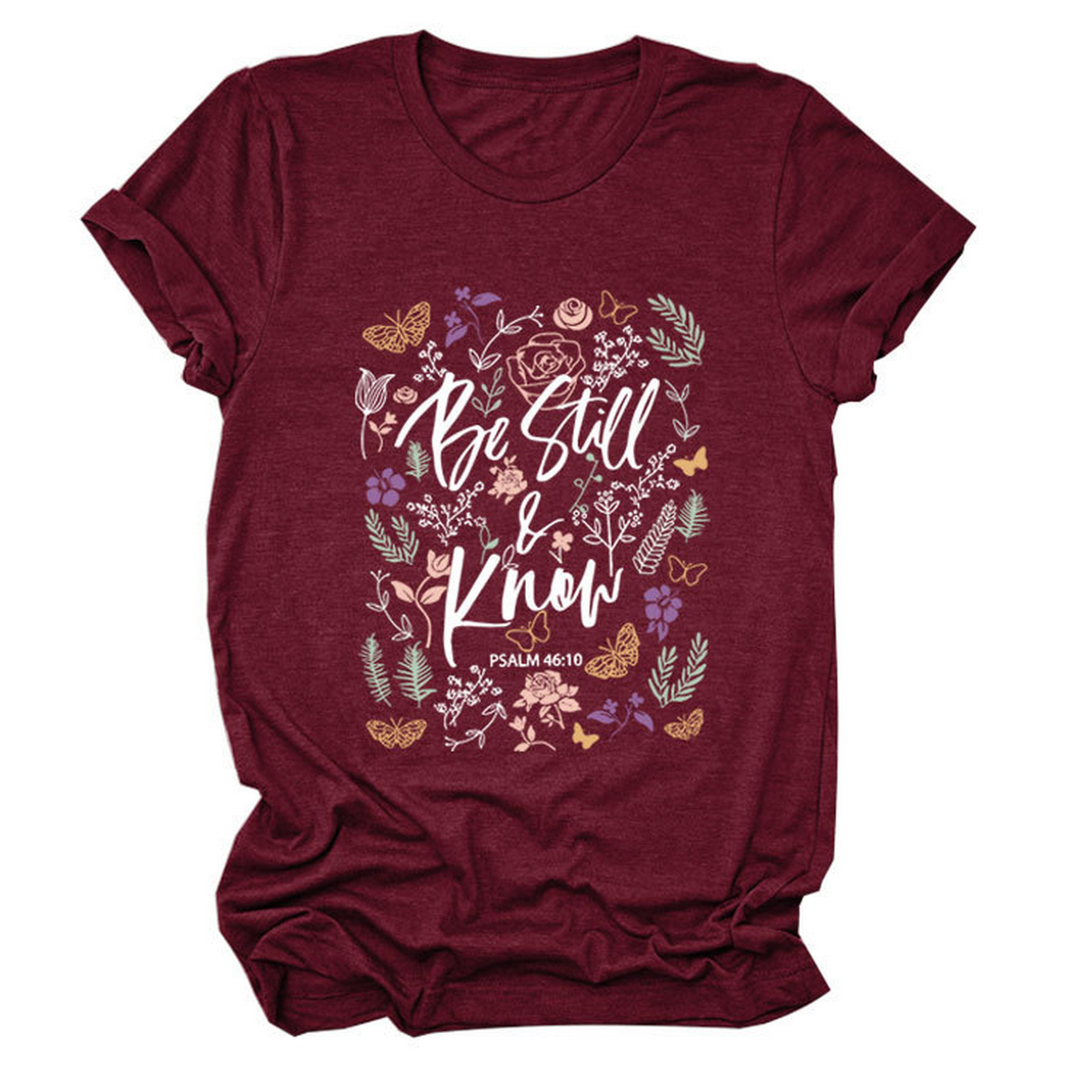 Womens Faith Tee, Be Still And Know_Cwtts1480