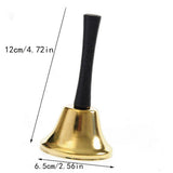 Cwasc03111_Gold Christmas Hand Bell With Wooden Handle