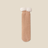 THICKENED FLEECE LADIES MID CALF SOCKS_CWMS0777