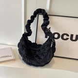 PLUSH VELVET CLOUD BAG WOMEN LARGE SHOULDER TOTE_CUAB00563