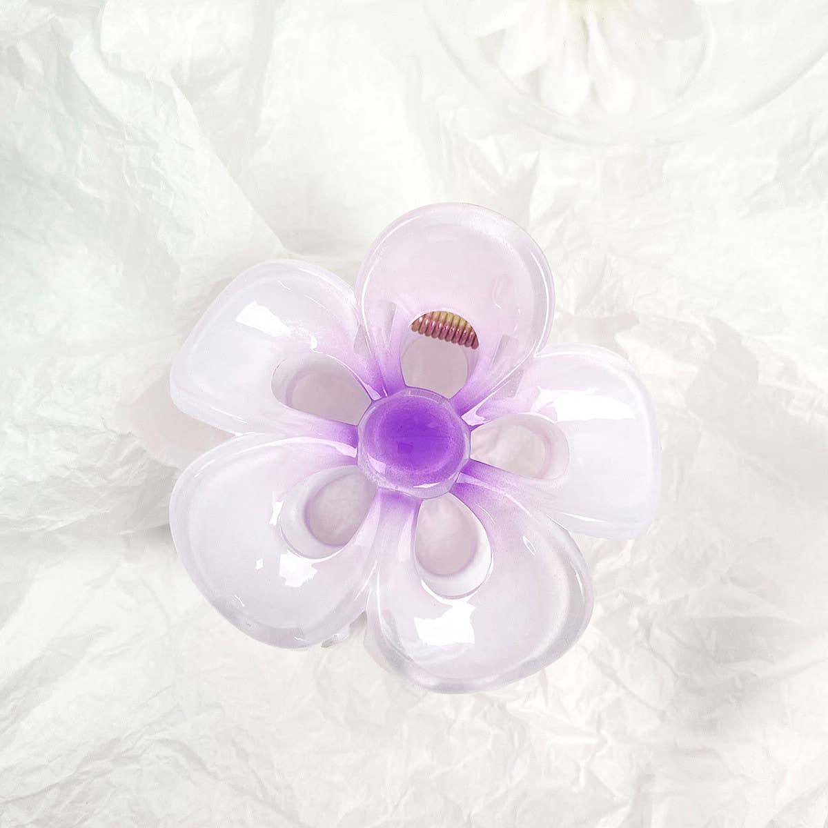 COLORFUL PLUMERIA HAIR CLAW SWEET FLORAL CLIP_CWAHA1010