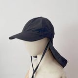 SUMMER THIN CHILDRENS SUN PROTECTION CAPE HAT_CWAH2875