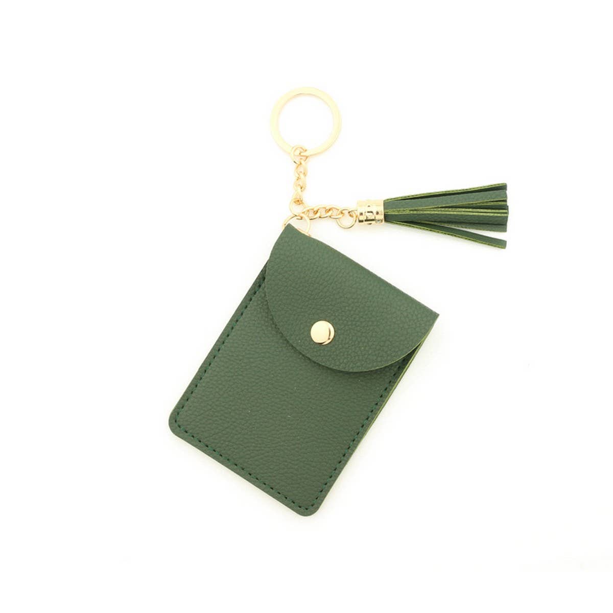 PU LEATHER CARD HOLDER WALLET WITH TASSEL_CWAB4963
