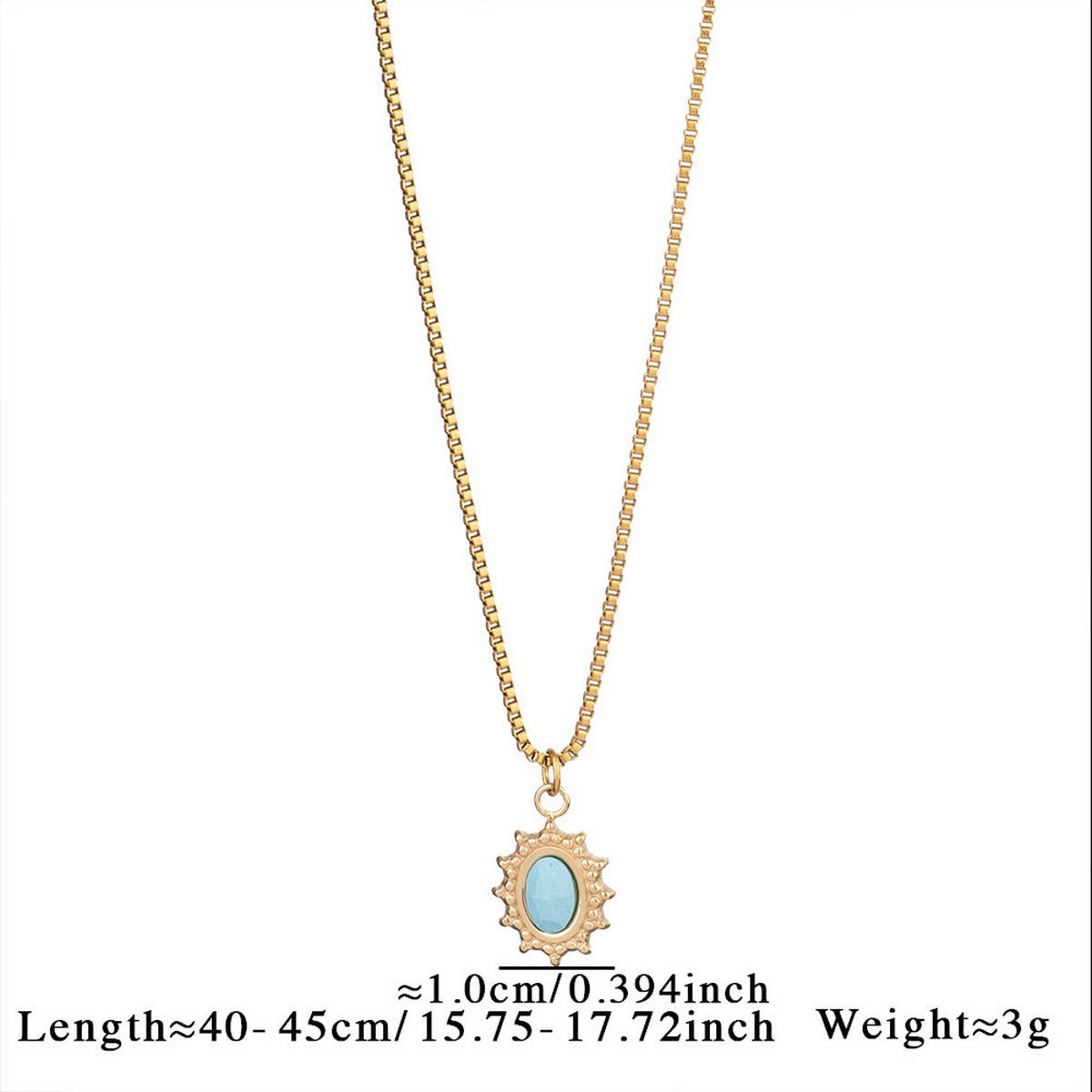 MINIMALIST HEART NECKLACE WITH BLUE TIGERS EYE_CWMM8820