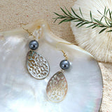 CREATIVE HOLLOW CARVED NATURAL SHELL EARRINGS_CWMM4266