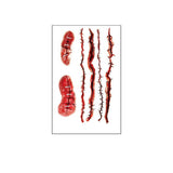 HALLOWEEN FAKE WOUNDS SCARY SCAR TATTOOS_CWMM8379