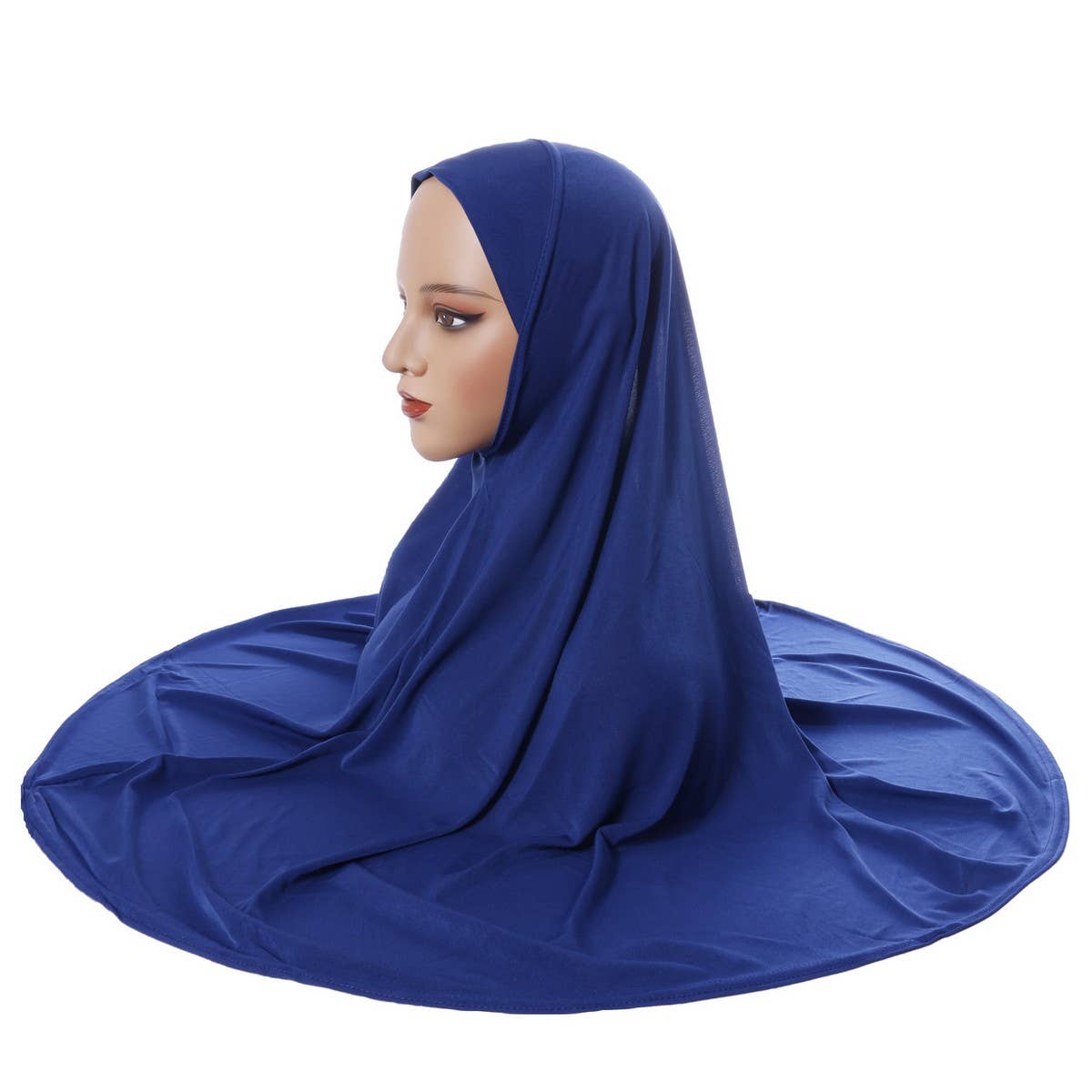 DOUBLE LAYER ROUND EDGE WOMENS HIJAB HEADSCARF_CWASC2421
