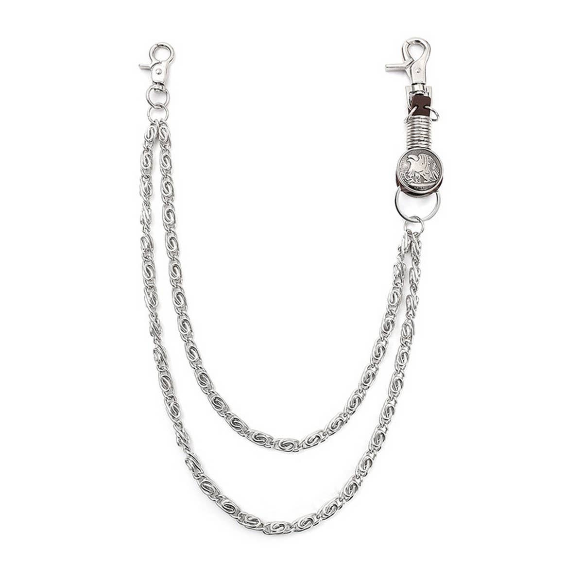 FASHIONABLE SMALL MULTI LAYERED CHAIN JEANS CHAIN_CWMM4835