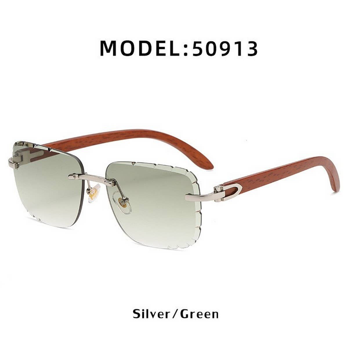 FASHIONABLE FRAMELESS CUT EDGE SUNGLASSES_CWASG0597