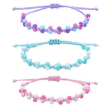 MACARON COLORED BEAD WOVEN BRACELET_CWAJE0728