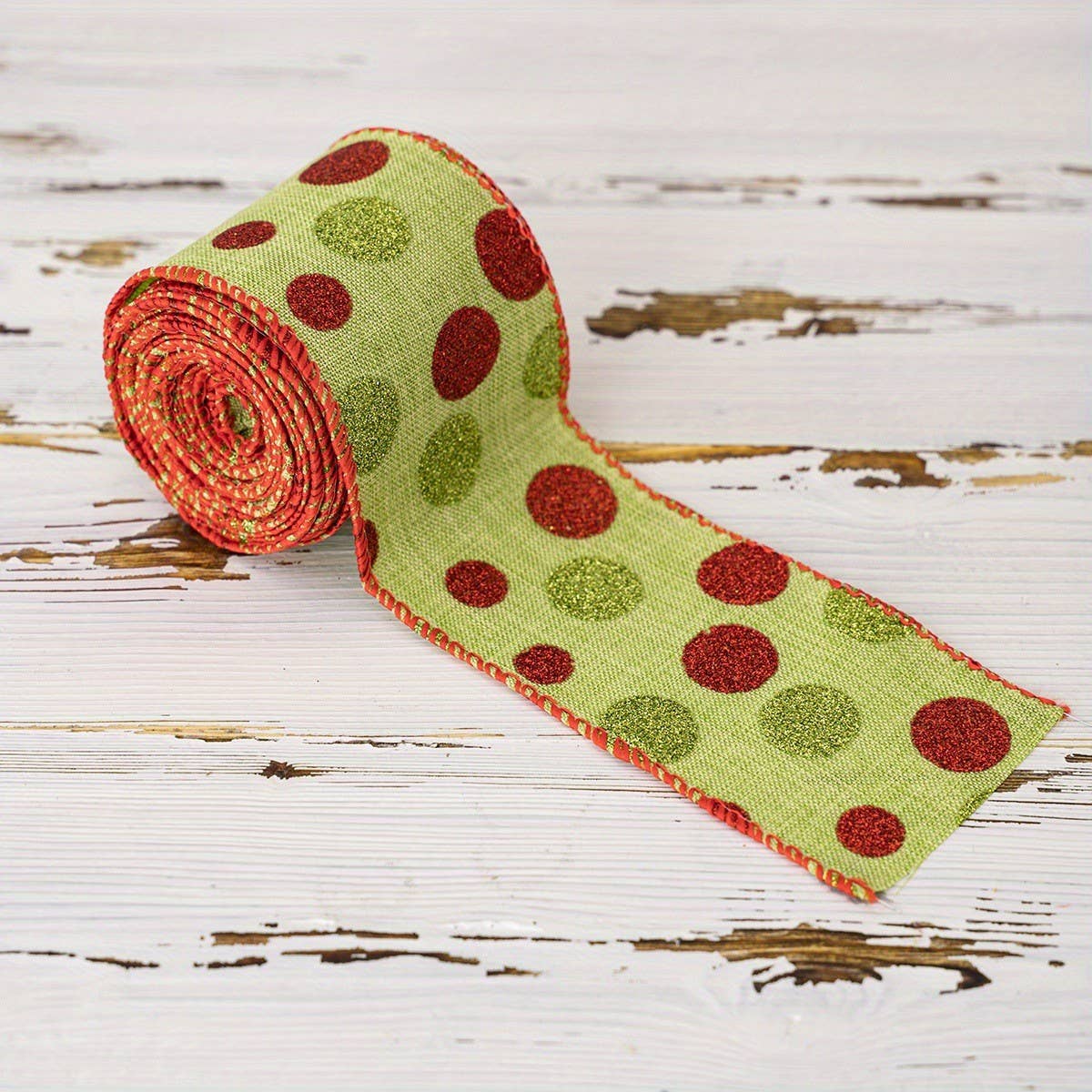 Cwmm10200_Polka Dot Ribbon Set Diy Gift Wrap Bows 4 Styles