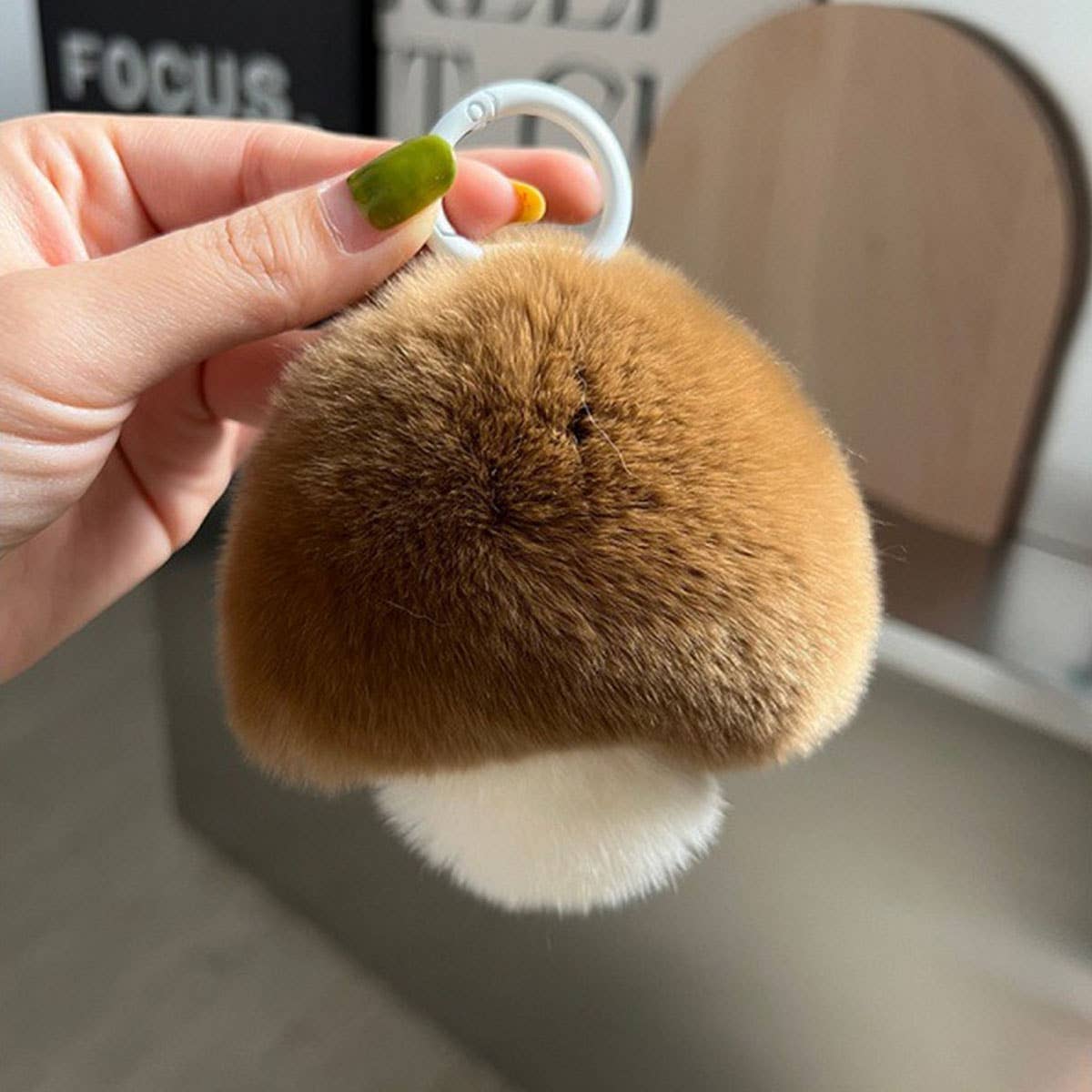 CUTE MUSHROOM KEYCHAIN PENDANT PLUSH ORNAMENT_CWMM2525