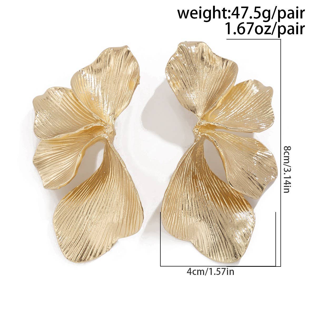 COOL AND SIMPLE RETRO FLOWER EARRINGS_CWAJE1814