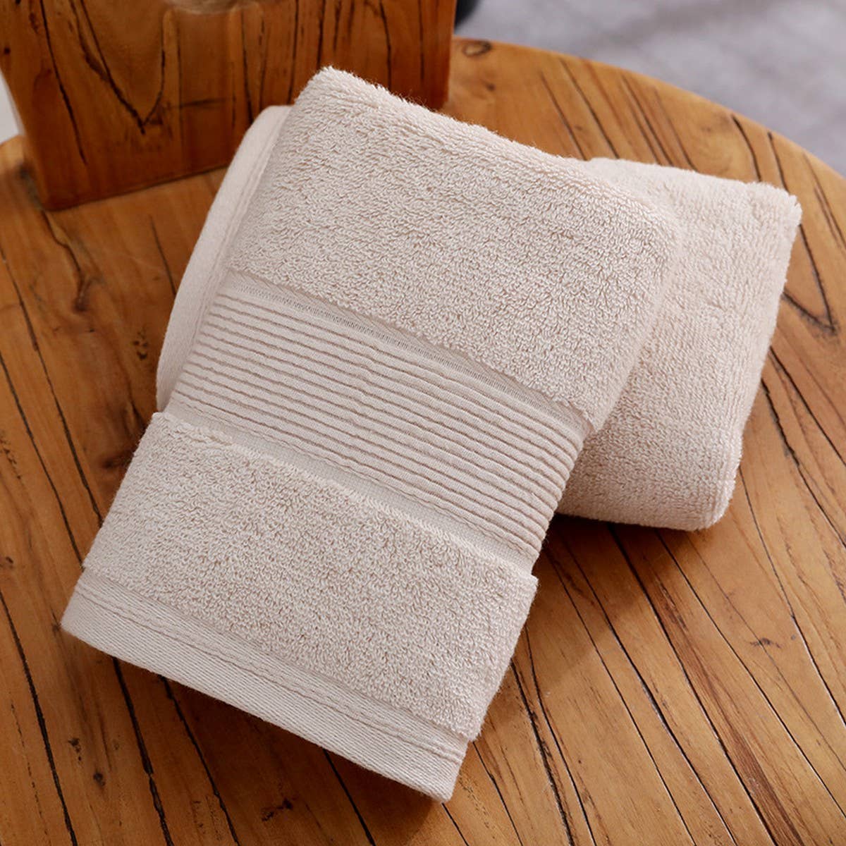 PURE COLOR COTTON THICK SOFT ABSORBENT WOOL TOWEL_CWMM2295