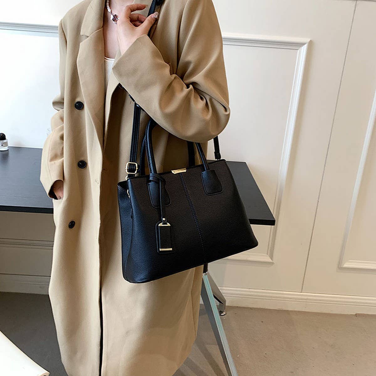 NEW AUTUMN AND WINTER FASHION SIMPLE HANDBAG_CWAB3338