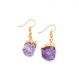 NATURAL CRYSTAL PENDANT EARRINGS_CWAJE1071