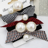 BOW DECORATION SCRUNCHIES ELASTIC HAIR BANDS_CWAHA0141