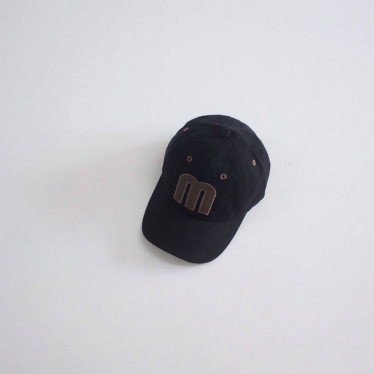 KIDS BIG M LETTER BASEBALL CAP TRENDY SUN HAT CWAH2899