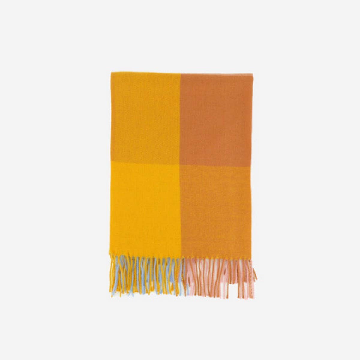 PLAID THICK SCARF UNISEX WINTER WARM SHAWL_CWASC1101