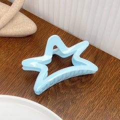 SWEET GIRL BOW FIVE POINTED STAR HAIRPIN_CWAHA2067