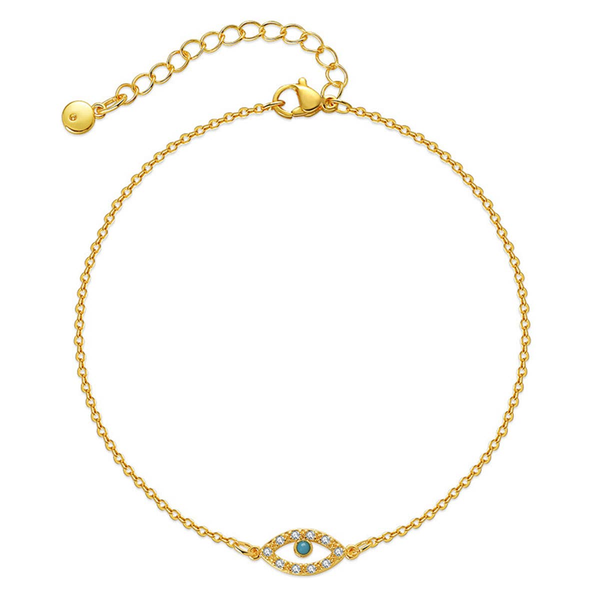 Niche And High-End Hollowed-Out Eye Anklet