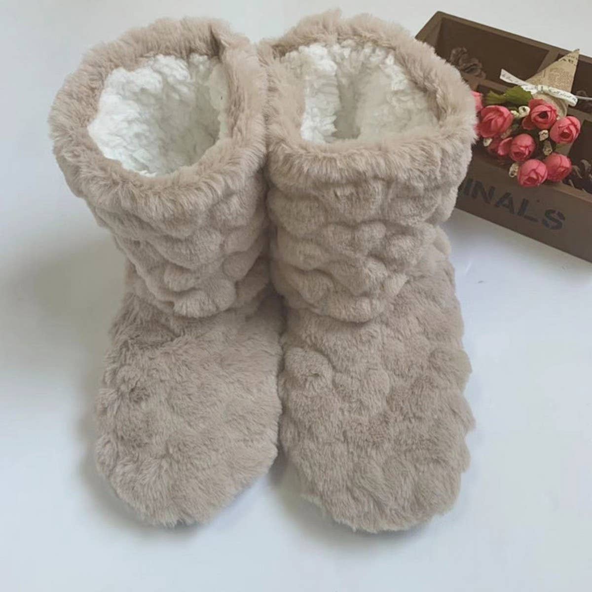 Winter Adult Thickened Couple Floor Socks Slippers_Cwms1203
