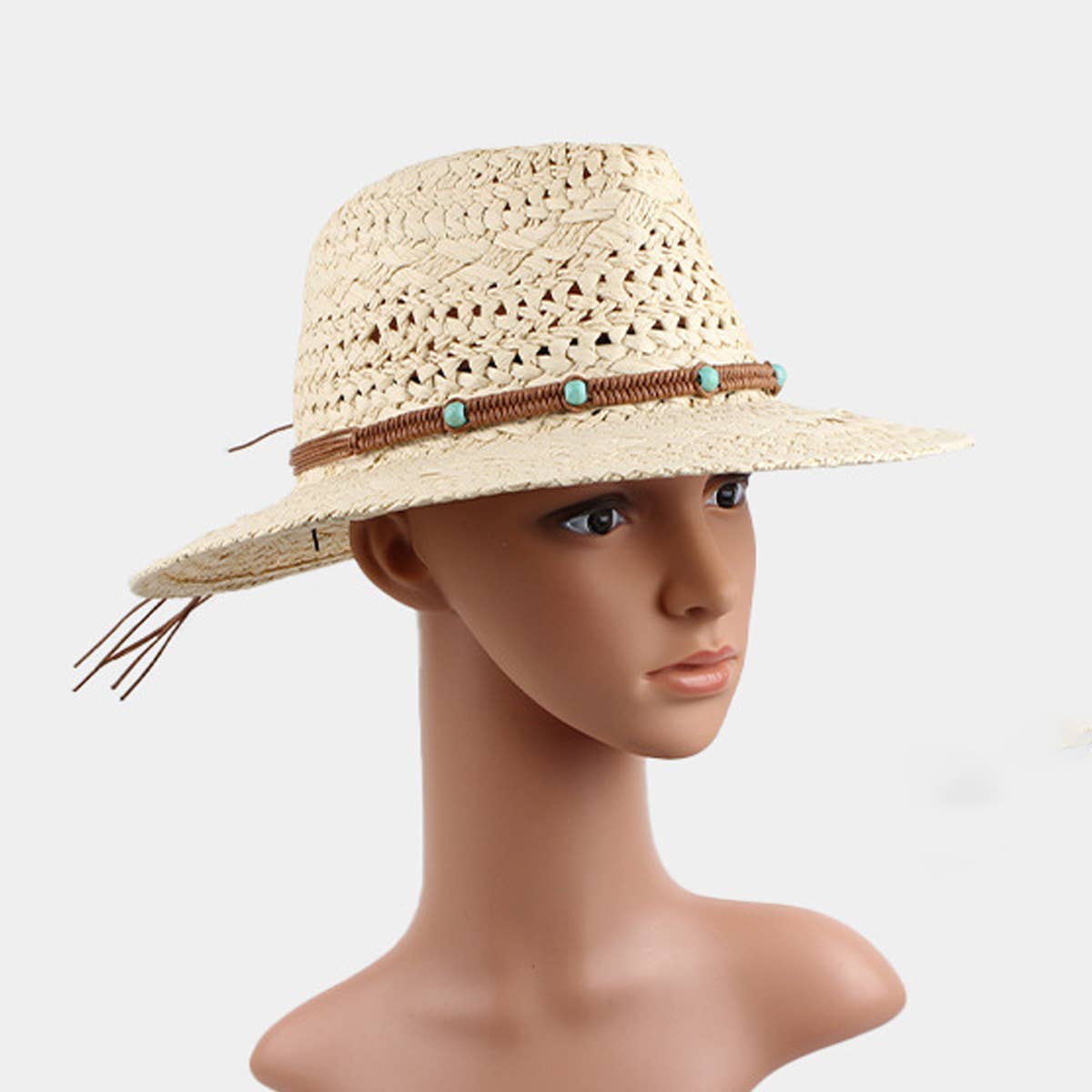 NEW SUNSHADE HAND KNITTED PANAMA HAT_CWAH1194