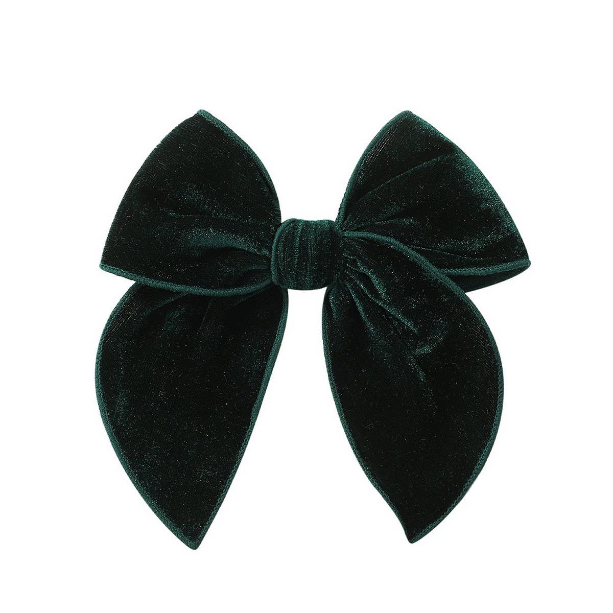 Vintage Christmas Bow Tail Hair Clip For Girls