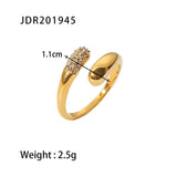 ADJUSTABLE OPEN RING GEOMETRIC DESIGN FOR WOMEN_CWAJE1224