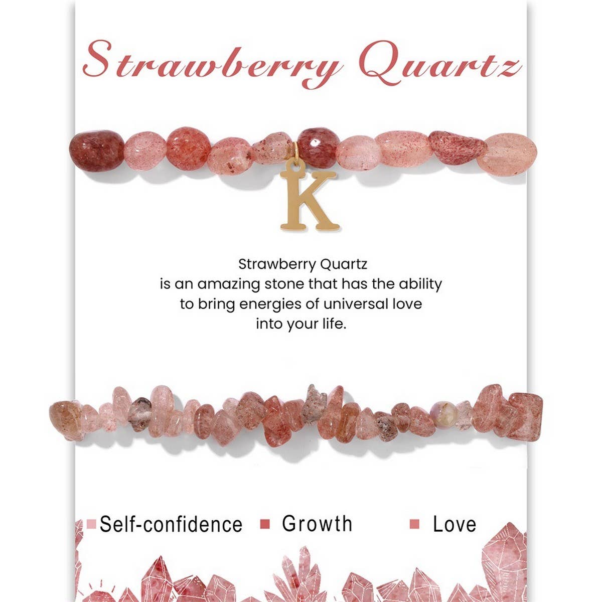 26 LETTERS IRREGULAR PENDANT BRACELET_CWAJE2105