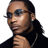 FRAMELESS ORIGINAL WOOD LEG SLINGSHOT SUNGLASSES_CWASG0623